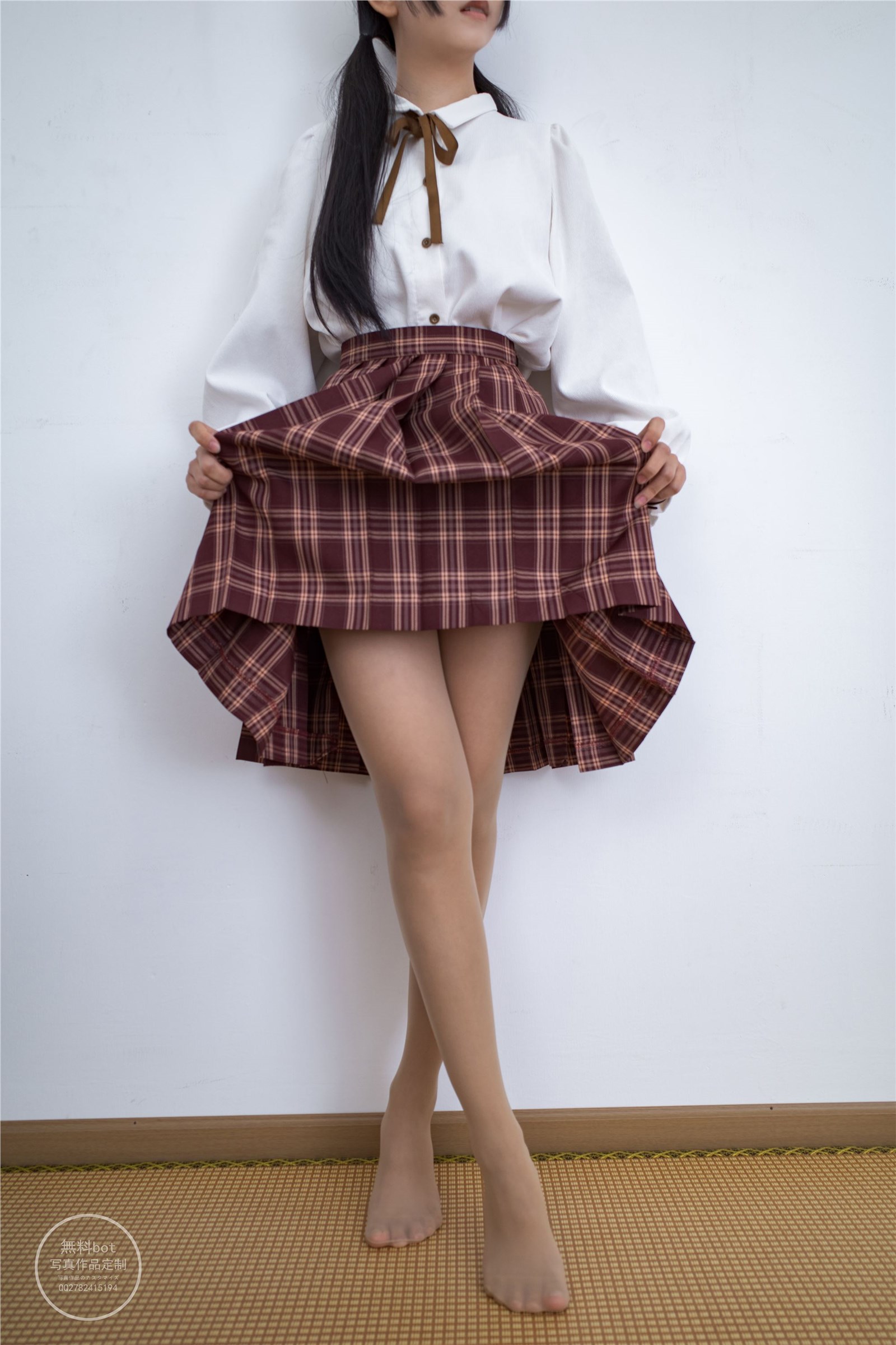 Youliao 003 95p Yiyi pork pleated red skirt(86)